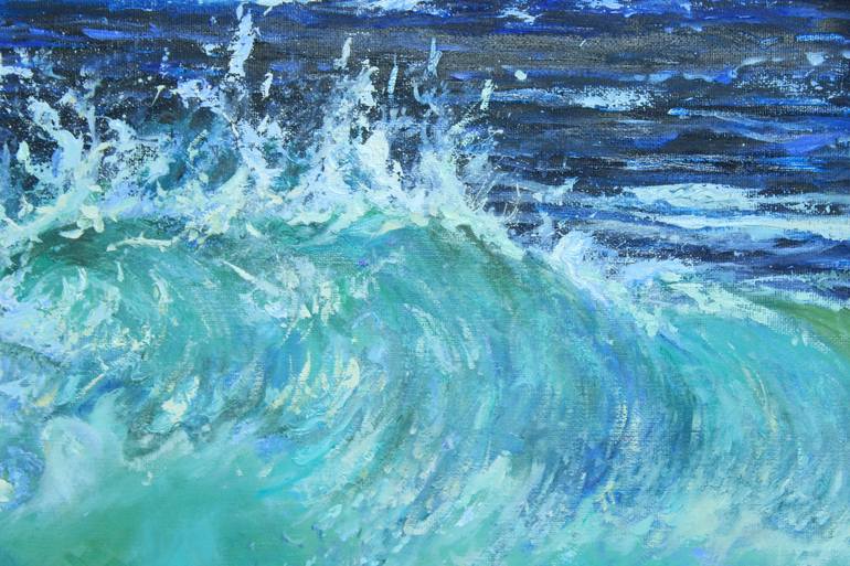 Original Impressionism Seascape Painting by Dubinina Tatyana