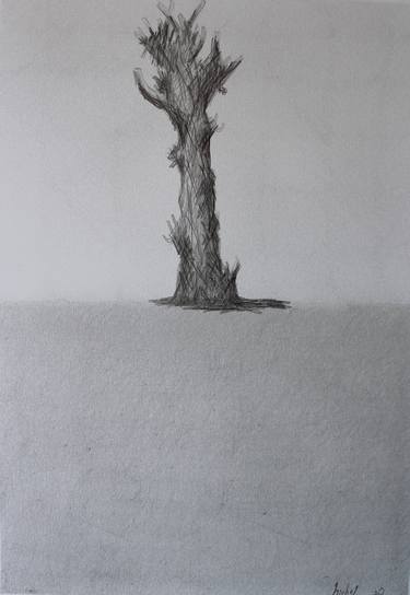 Print of Tree Drawings by Michel Raúl Villanueva