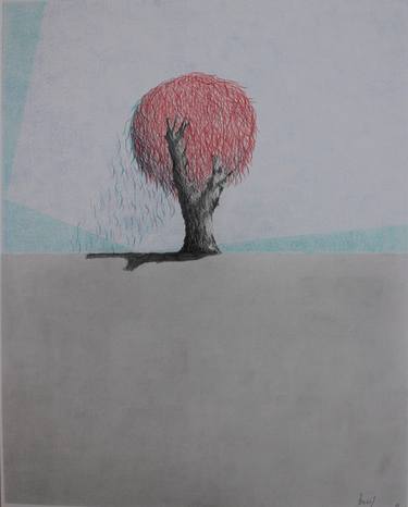 Print of Abstract Landscape Drawings by Michel Raúl Villanueva