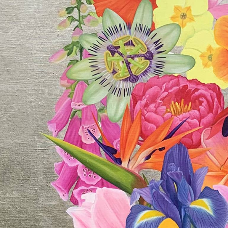 Original Contemporary Floral Painting by Cat Edinoff