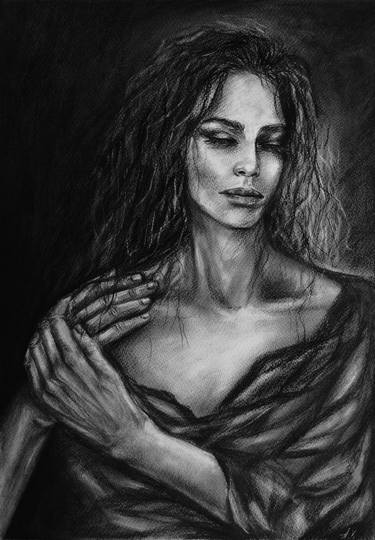 Original Figurative People Drawings by Alina Yanchenko