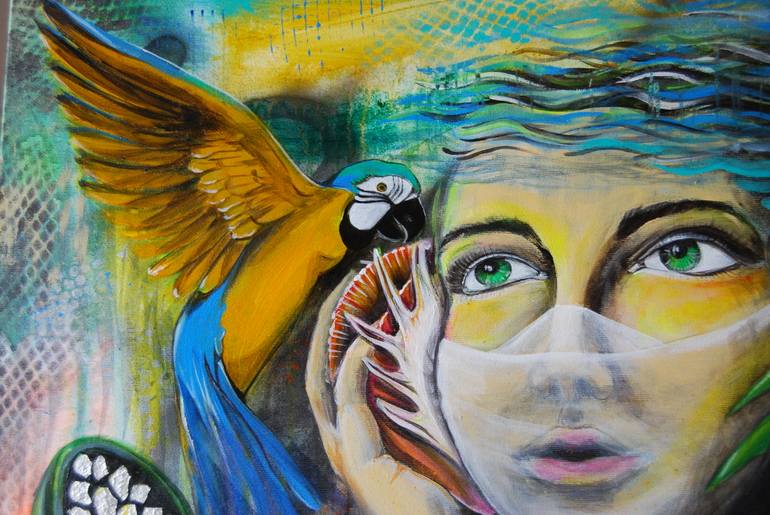 Original Figurative Women Painting by Elena Kazakova