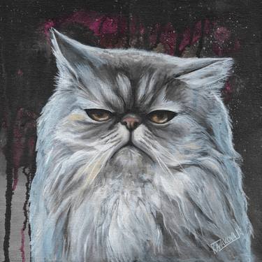 Print of Cats Paintings by Elena Kazakova