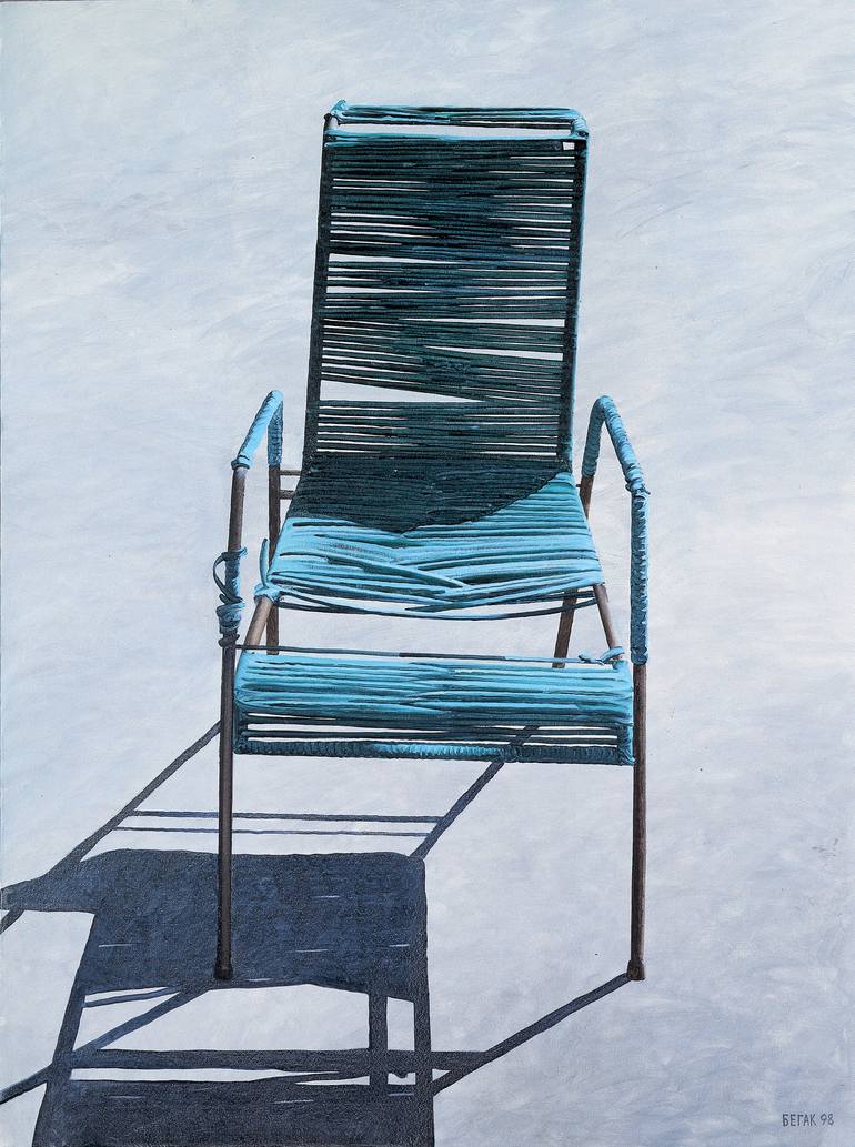The portrait of a cypriot chair Painting by Alexey Begak Saatchi Art