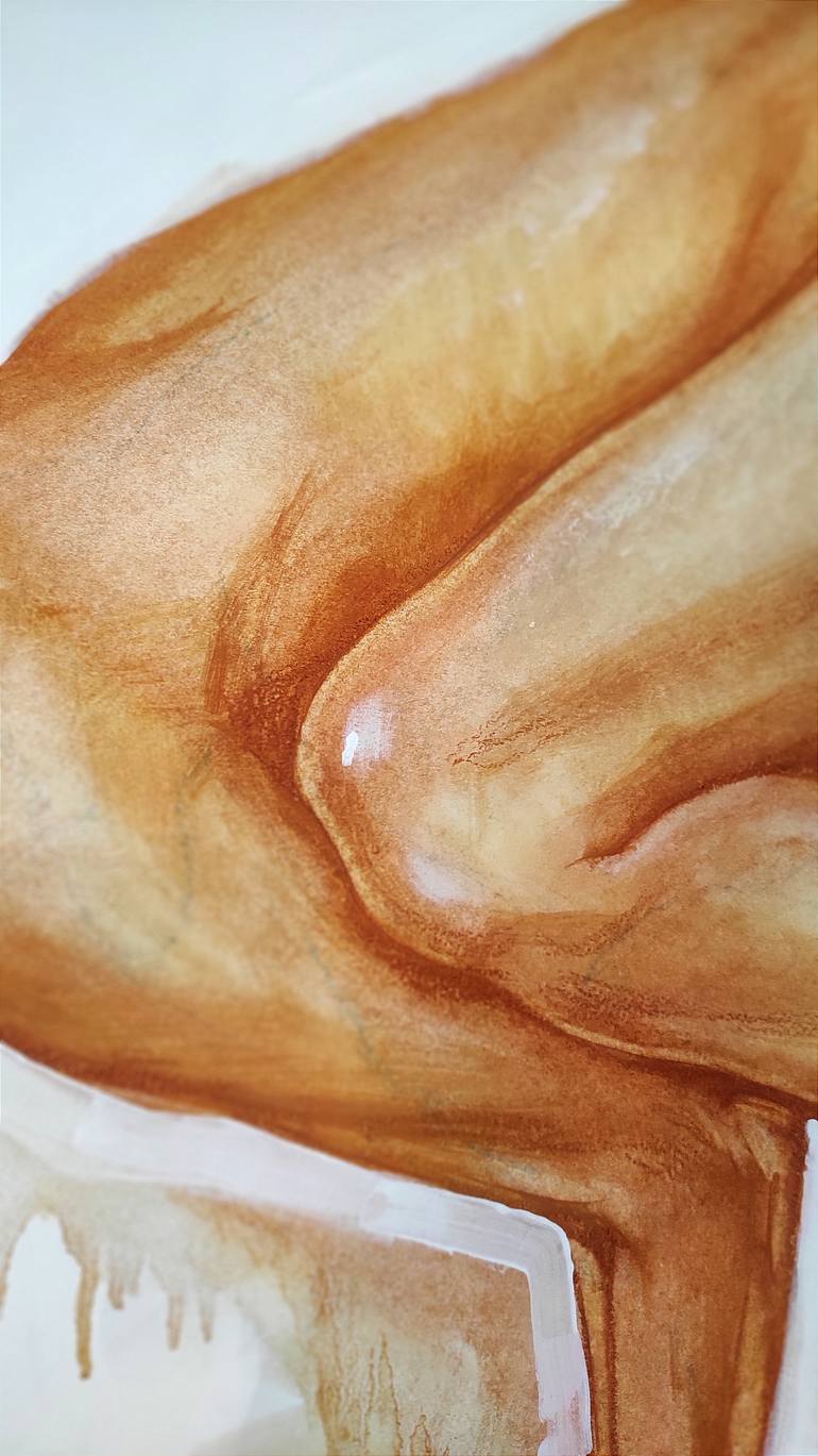 Original Conceptual Body Drawing by Aleksandra Manzha