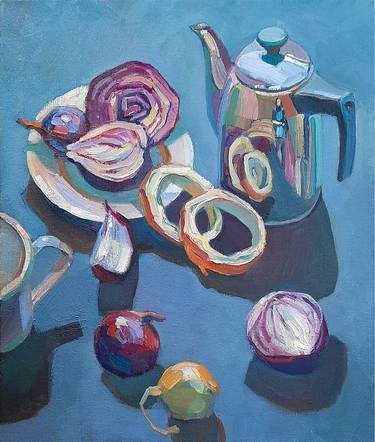 Print of Abstract Expressionism Still Life Paintings by Aleksandra Manzha