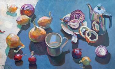 Print of Abstract Expressionism Still Life Paintings by Aleksandra Manzha