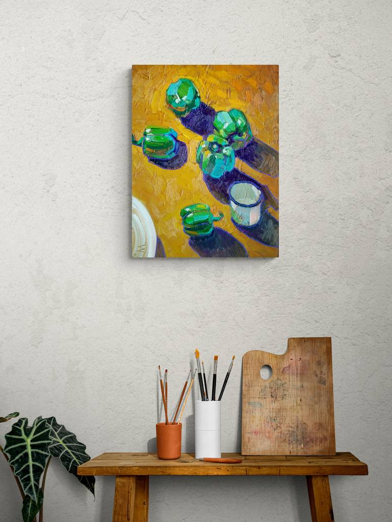 Original Abstract Still Life Painting by Aleksandra Manzha