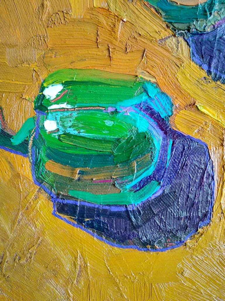 Original Abstract Still Life Painting by Aleksandra Manzha