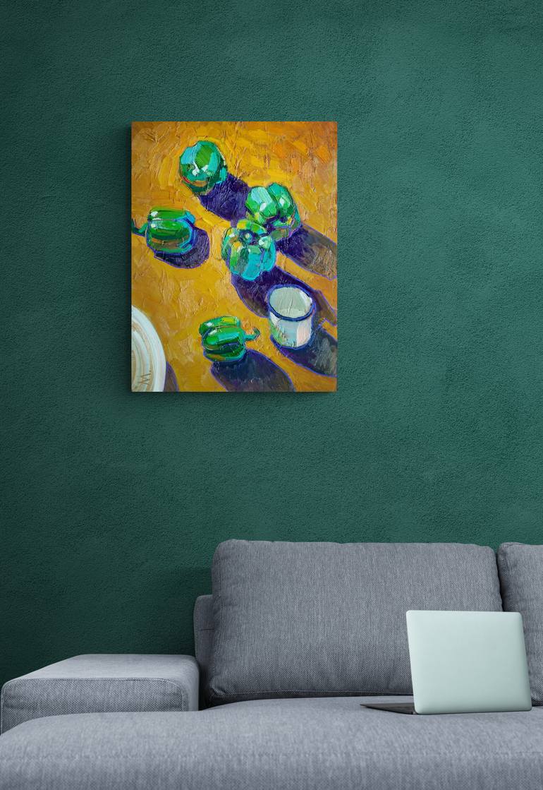 Original Abstract Still Life Painting by Aleksandra Manzha