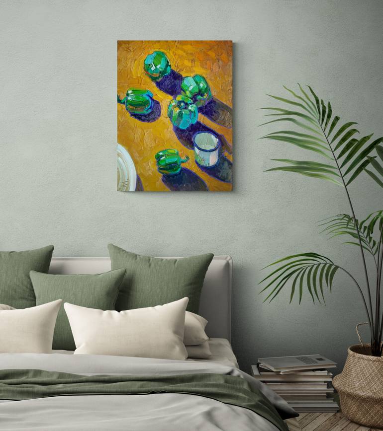 Original Abstract Still Life Painting by Aleksandra Manzha