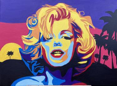 Marilyn Monroe Pop Art.Wall Art Painting Portrait thumb