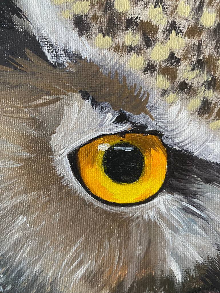 Original Art Deco Animal Painting by Oksana Harris