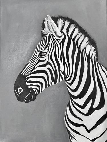 Original Art Deco Animal Paintings by Oksana Harris