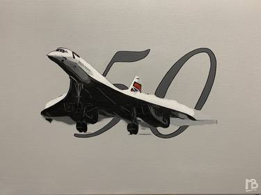 Print of Realism Airplane Paintings by Steve Malburny