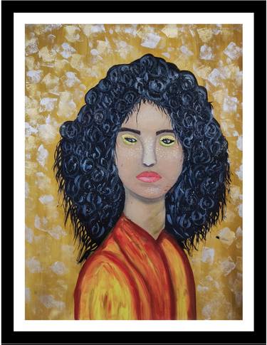 Print of Portraiture Portrait Paintings by TAYYAB QURESHI