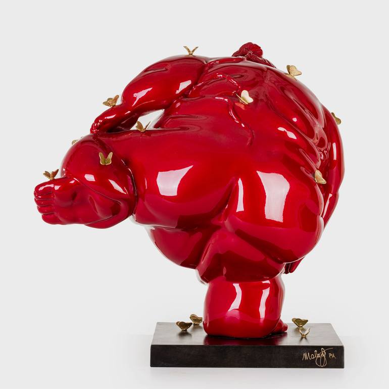 Original Figurative Performing Arts Sculpture by Monica Foglia