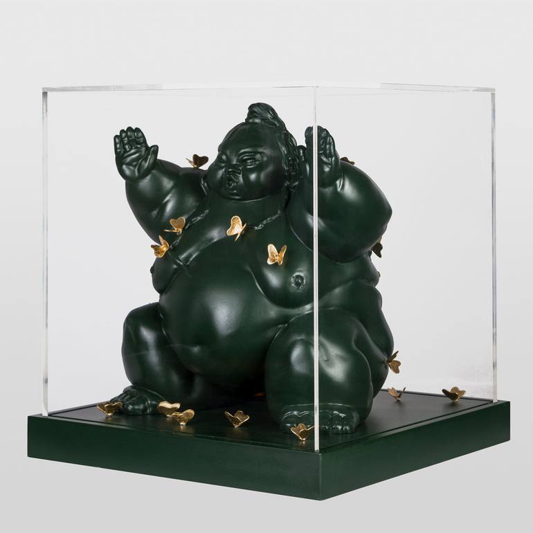 Original Figurative Fantasy Sculpture by Monica Foglia