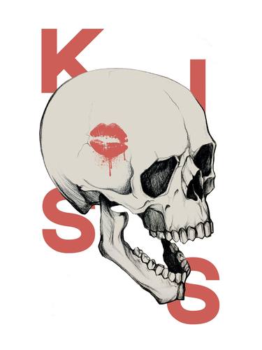 Scull Kiss - Limited Edition of 20 thumb