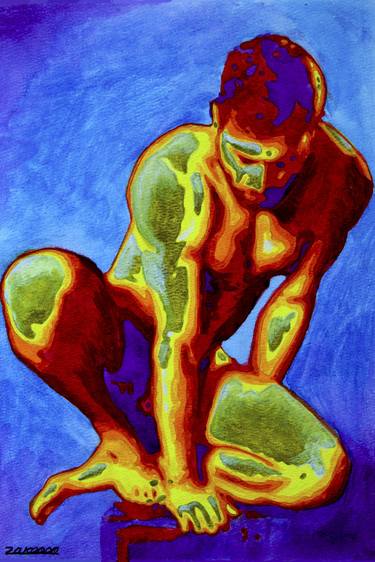 Print of Art Deco Nude Paintings by Zak Mohammed