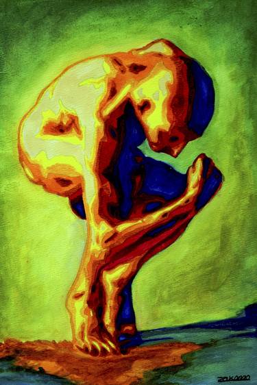 Print of Fine Art Nude Paintings by Zak Mohammed