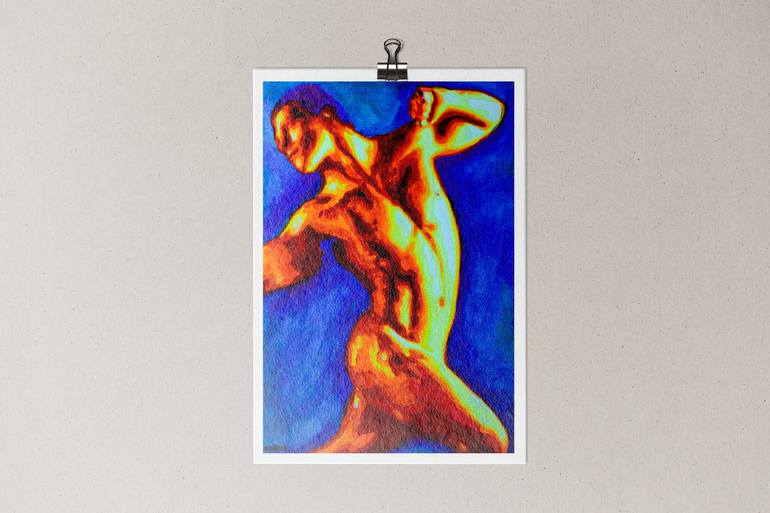 Original Nude Painting by Zak Mohammed