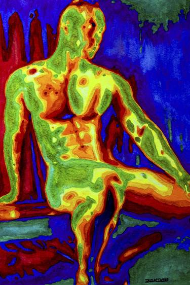 Print of Modern Nude Paintings by Zak Mohammed