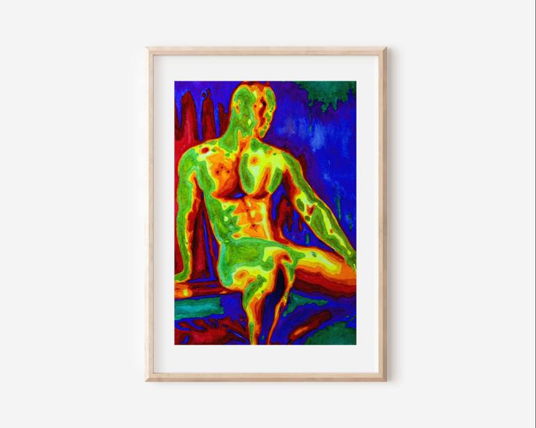 Original Nude Painting by Zak Mohammed