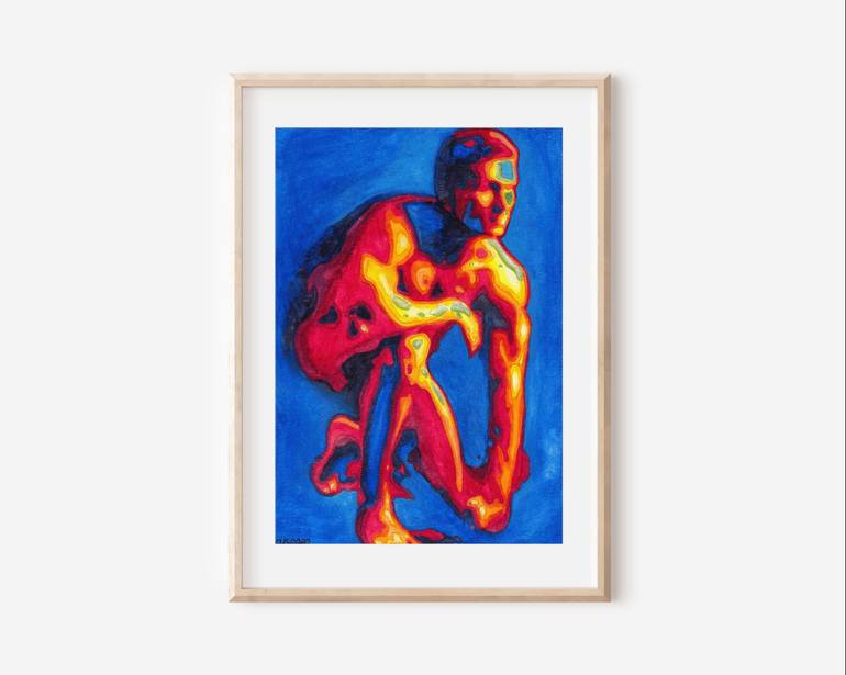 Original Nude Painting by Zak Mohammed