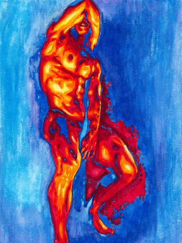 Original Fine Art Nude Paintings by Zak Mohammed