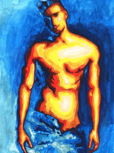 Print of Modern Nude Paintings by Zak Mohammed