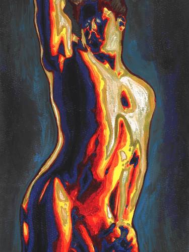 Original Fine Art Nude Paintings by Zak Mohammed