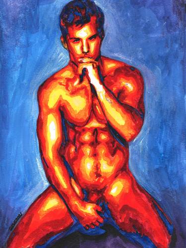 Original Modern Erotic Paintings by Zak Mohammed