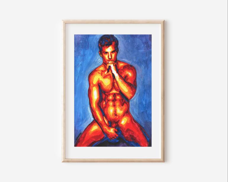 Original Modern Erotic Painting by Zak Mohammed