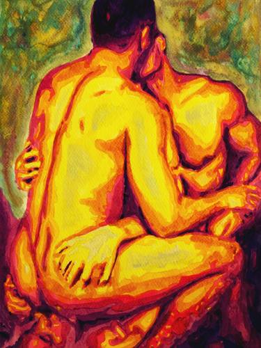Print of Fine Art Erotic Paintings by Zak Mohammed