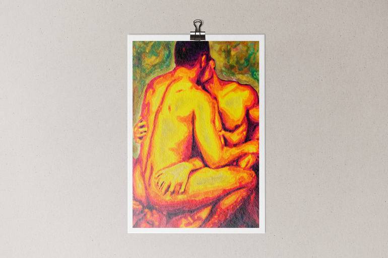 Original Erotic Painting by Zak Mohammed