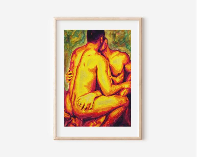 Original Erotic Painting by Zak Mohammed