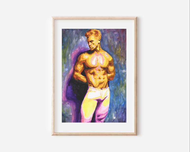 Original Nude Painting by Zak Mohammed