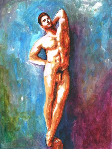 Print of Nude Paintings by Zak Mohammed
