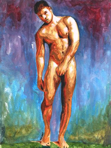 Original Nude Paintings by Zak Mohammed