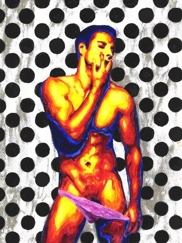 Print of Pop Art Nude Paintings by Zak Mohammed