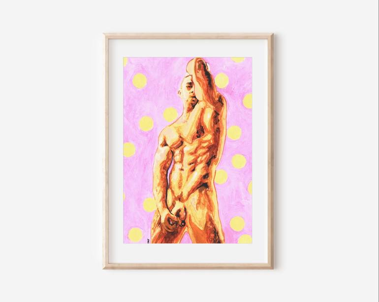 Original Nude Painting by Zak Mohammed