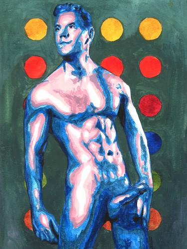 Print of Pop Art Nude Paintings by Zak Mohammed