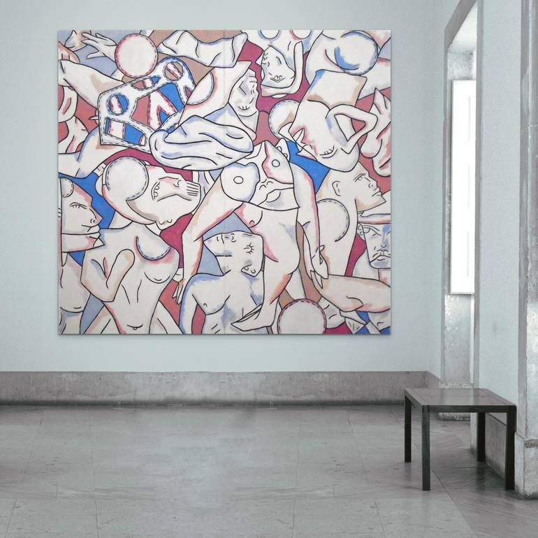 Original Contemporary Abstract Painting by Matthew Dibble