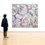 In a curated space.