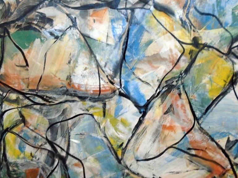 Original Abstract Expressionism Abstract Painting by Matthew Dibble