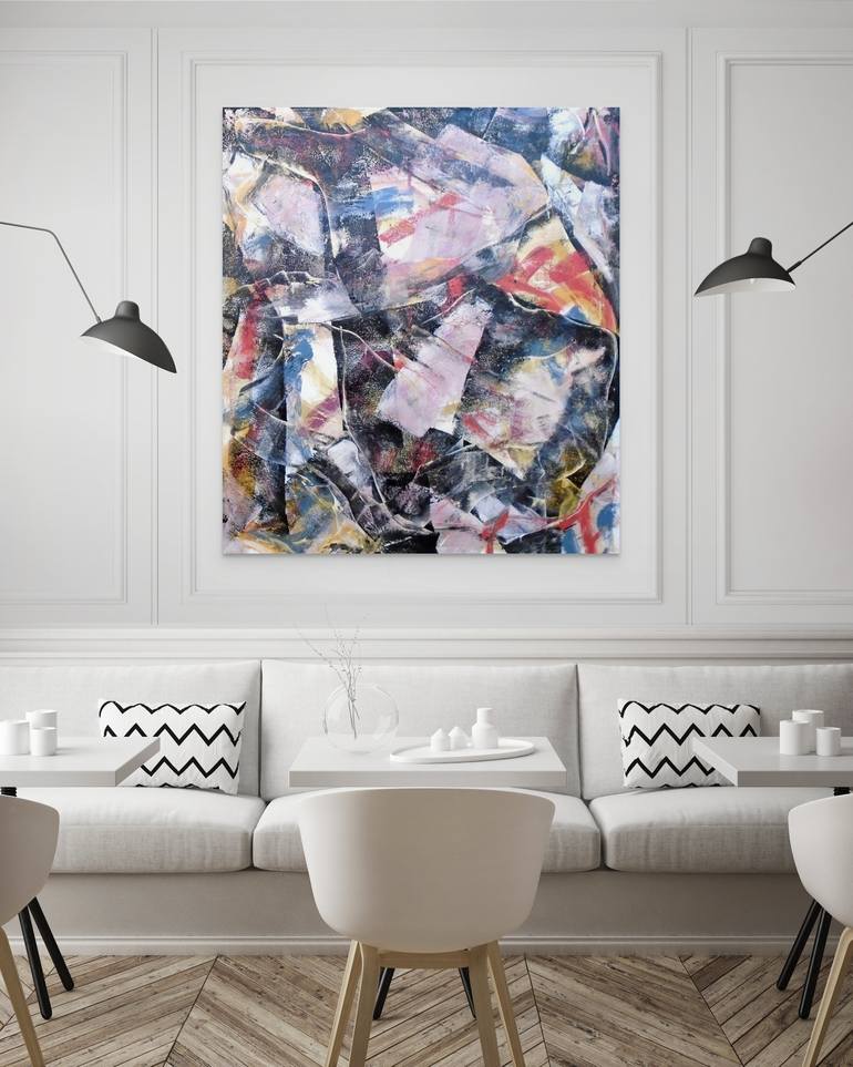 Original Abstract Expressionism Abstract Painting by Matthew Dibble