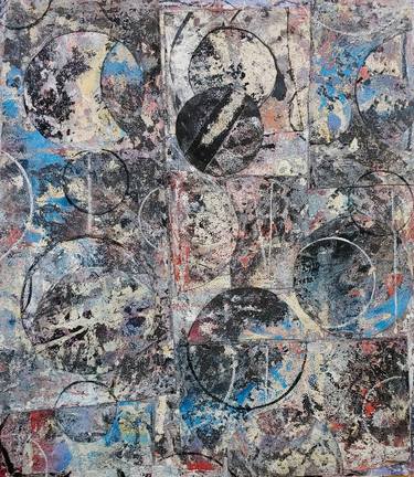 Original Abstract Expressionism Abstract Collage by Matthew Dibble