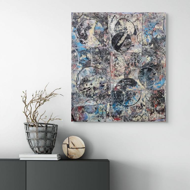 Original Abstract Expressionism Abstract Collage by Matthew Dibble