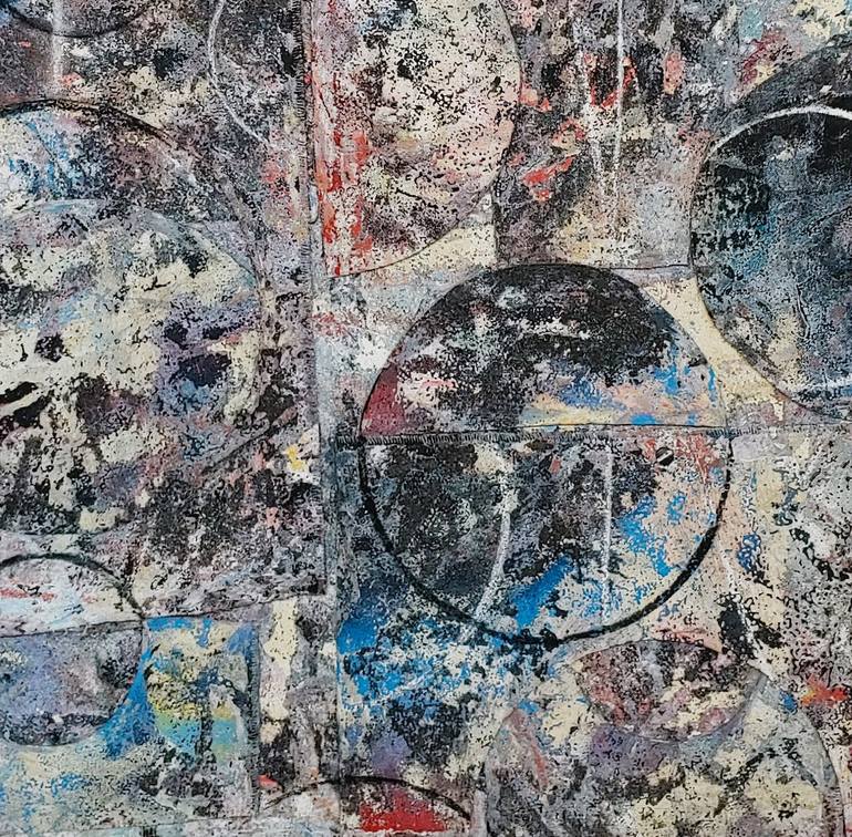 Original Abstract Expressionism Abstract Collage by Matthew Dibble